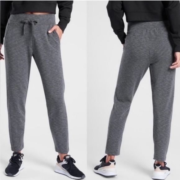 Athleta Pants - Athleta black lightweight stretchy high waisted post om jogger